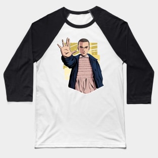 Eleven Stranger Things fanart Baseball T-Shirt